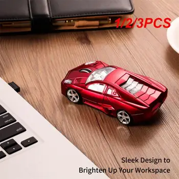 1/2/3PCS Креативная опциональная беспроводная мышь для спортивного автомобиля M2233 Модель автомобиля Мышь Модель спортивного автомобиля Мышь 1000DPI Mini 3D Gaming Mouse
