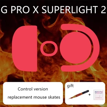 1 комплект коньков для мыши Logitech G Pro X Superlight 2 GPXS2 Управление скоростью Ножки мыши Версия ICE Мыши Скольжение PTFE Ножки из ПТФЭ