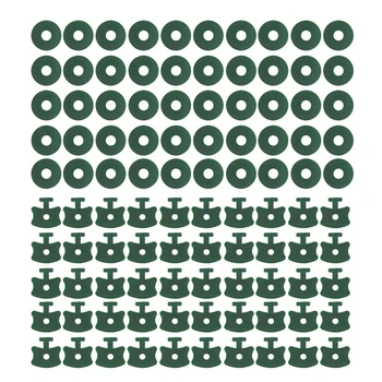 50 комплектов GreenhouseClips Аксессуары Крепежный уголок с шайбами Пластик Простой в использовании Садовый удлинитель Затенение Изоляция Сетка