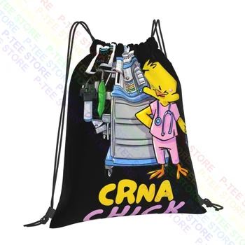 Crna Chick Анестезиологический аппарат Сумки на шнурке Спортивная сумка Модная складная сумка для покупок На открытом воздухе Бег