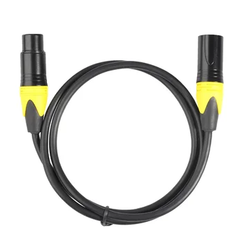 XLR кабель Мужской и женский аудиосигнальный кабель Canon Balanced XLR Karon Микрофон 3-контактный XLR кабель 10FT Желтый
