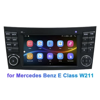 Автомобильный видеоплеер Радио STereo для Mercedes Benz E Class W211 2Din Android GPS Навигация Carplay Multimedia Auto 360 камера DSP