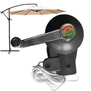  Замена рукоятки зонта Ржавый зонт Ручная рукоятка для патио Outdside Черный окрашенный зонт Аксессуары для