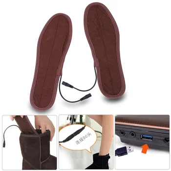  Стельки для обуви с электрическим подогревом, удобные регуляторы температуры для ног, зимние грелки для ног для мужчин и женщин